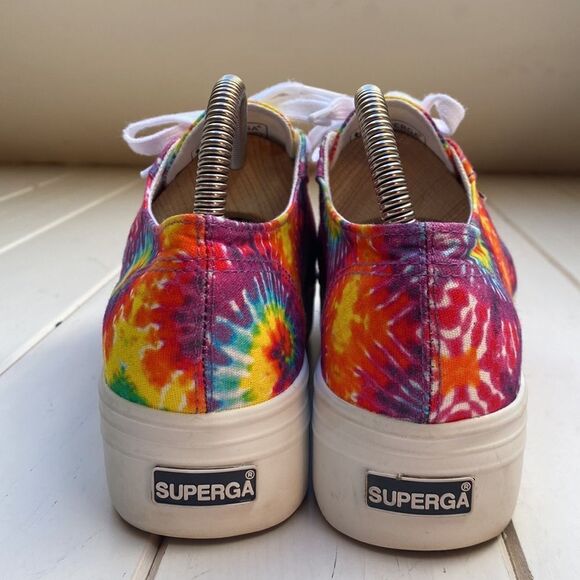 Superga Tie Dye Platform Sneakers - Picture 5 of 15